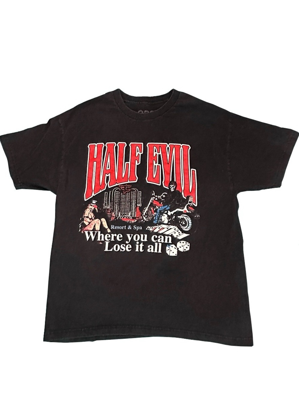 Half Evil x FaZe Clan Graphic T-Shirt Black Men's XL Streetwear Collab